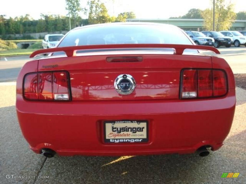 2005 Mustang GT Premium Coupe - Torch Red / Red Leather photo #5