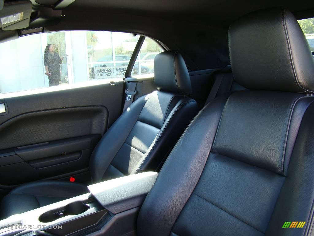 2007 Mustang V6 Premium Convertible - Black / Dark Charcoal photo #25