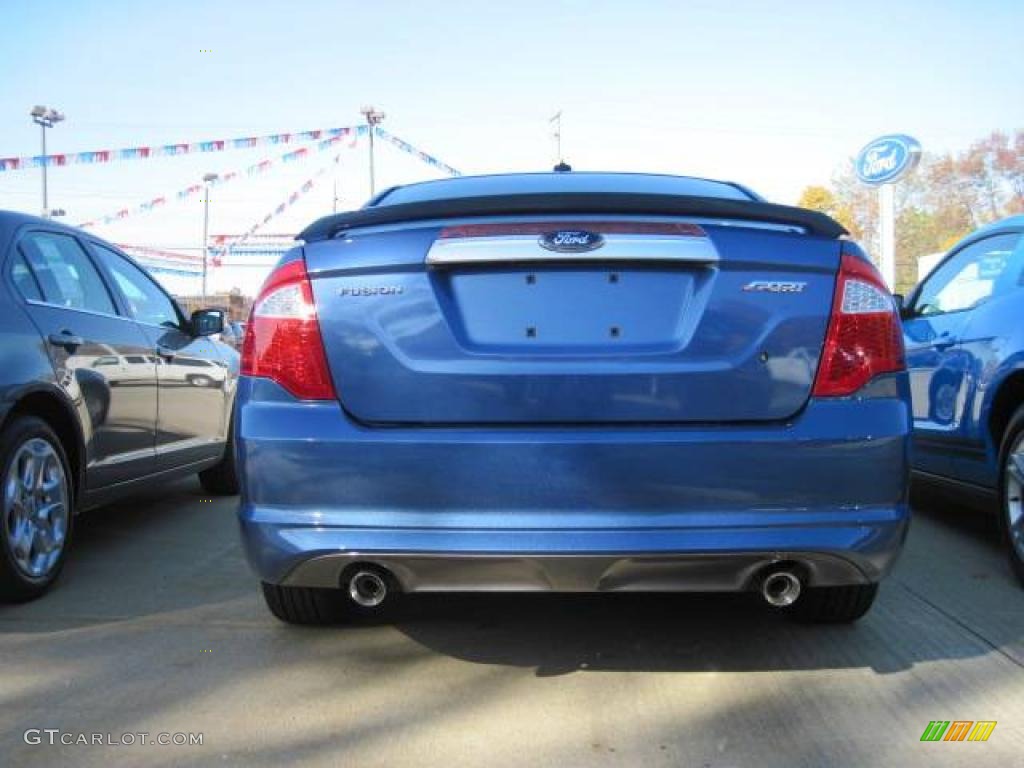 2010 Fusion Sport - Sport Blue Metallic / Charcoal Black/Sport Blue photo #4