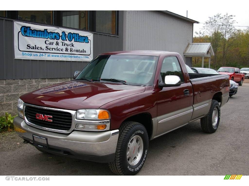 Dark Toreador Red Metallic GMC Sierra 1500