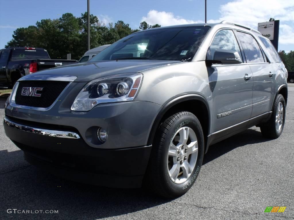 2007 Acadia SLT - Blue Gold Metallic / Ebony photo #4