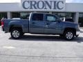 2009 Stealth Gray Metallic GMC Sierra 1500 SLE Crew Cab  photo #1