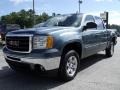 2009 Stealth Gray Metallic GMC Sierra 1500 SLE Crew Cab  photo #4