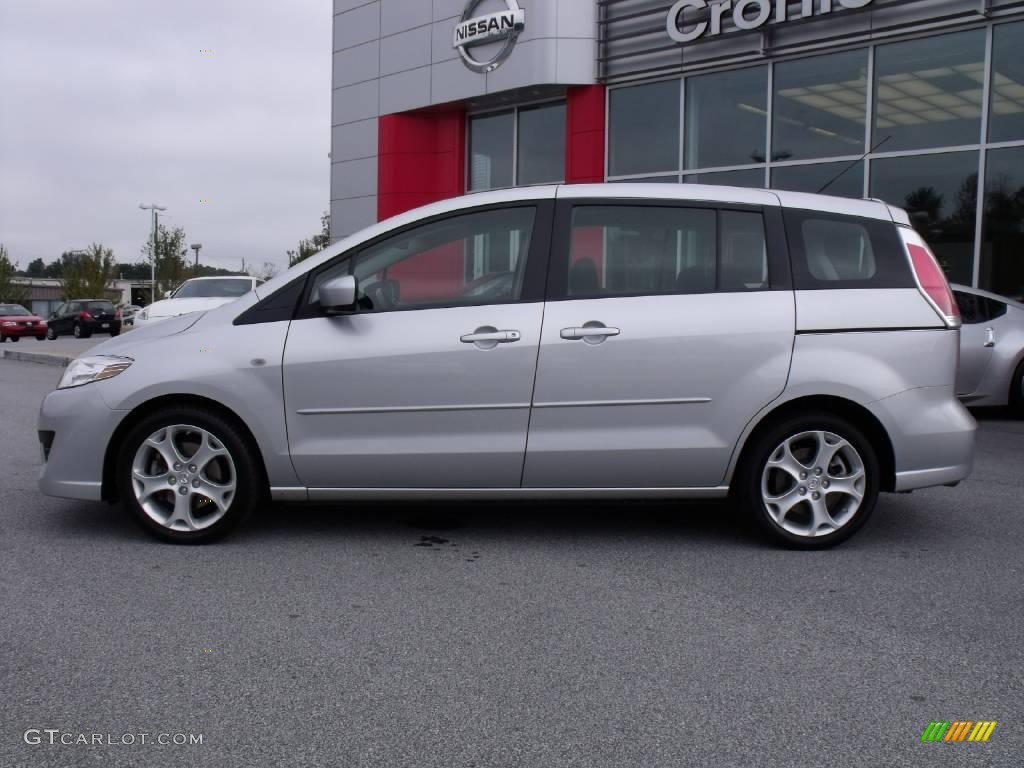 2008 MAZDA5 Sport - Sunlight Silver / Black photo #2