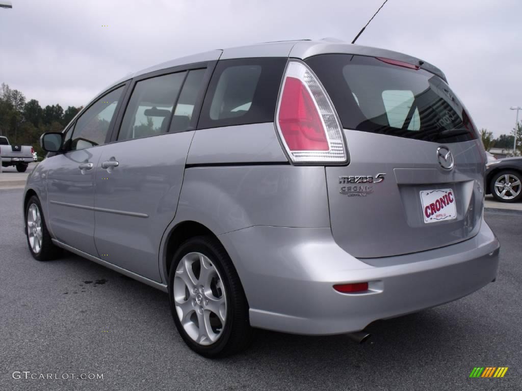 2008 MAZDA5 Sport - Sunlight Silver / Black photo #3