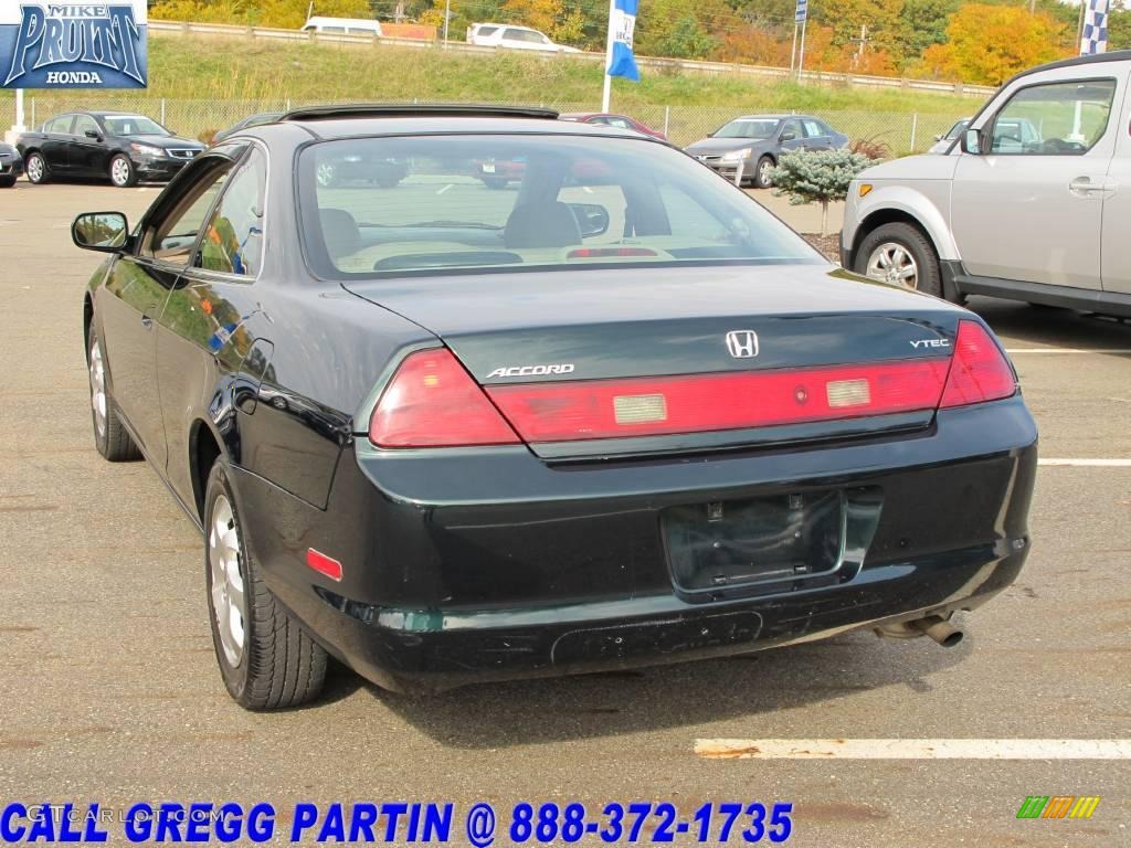 1999 Accord EX-L Coupe - Dark Emerald Pearl / Ivory photo #2