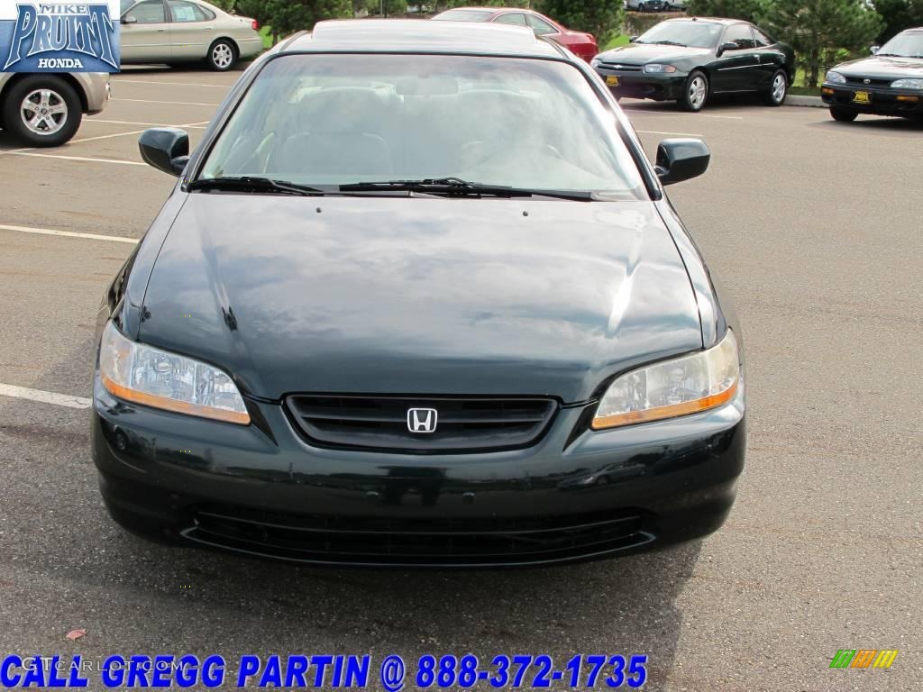 1999 Accord EX-L Coupe - Dark Emerald Pearl / Ivory photo #4