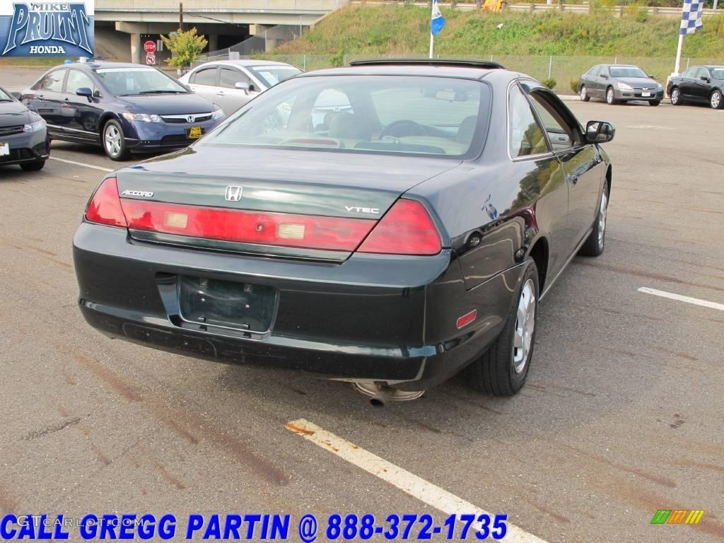 1999 Accord EX-L Coupe - Dark Emerald Pearl / Ivory photo #7