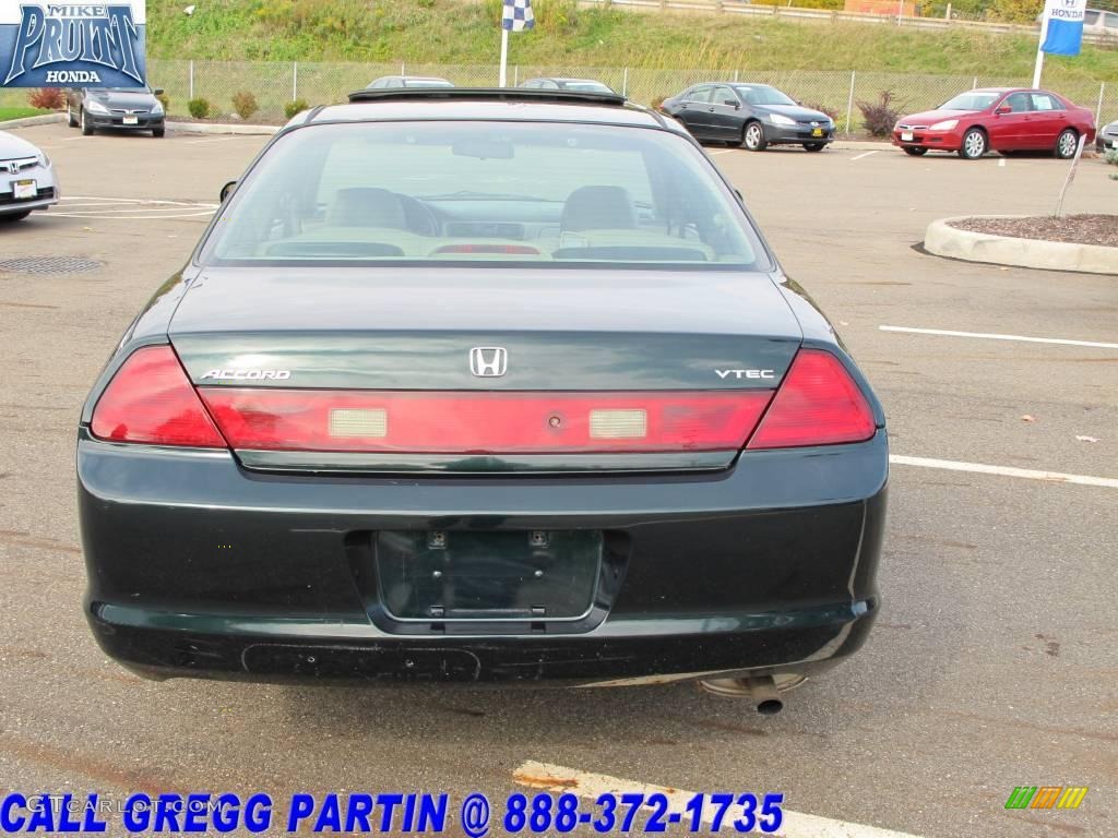1999 Accord EX-L Coupe - Dark Emerald Pearl / Ivory photo #8