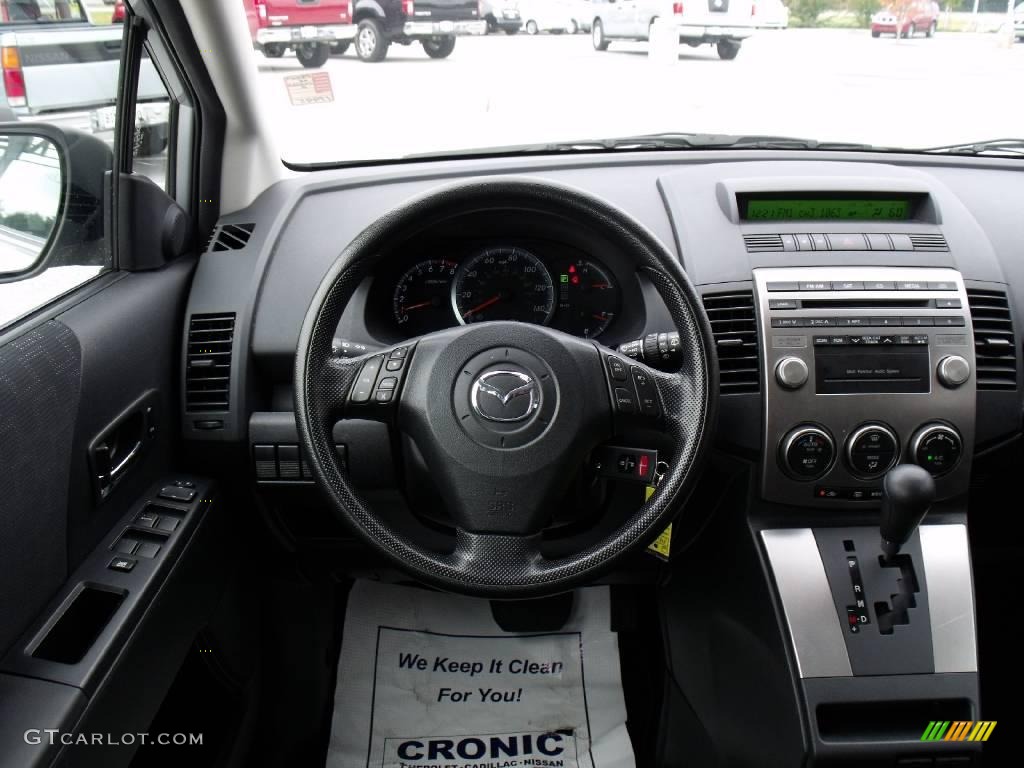 2008 MAZDA5 Sport - Sunlight Silver / Black photo #18