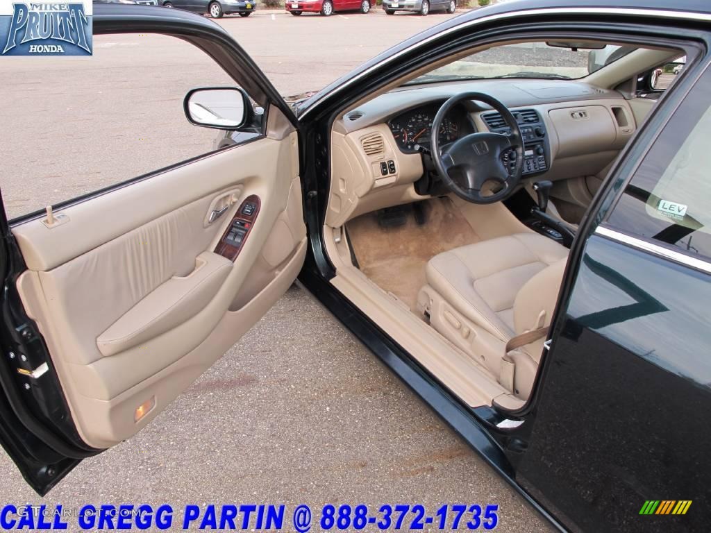 1999 Accord EX-L Coupe - Dark Emerald Pearl / Ivory photo #11