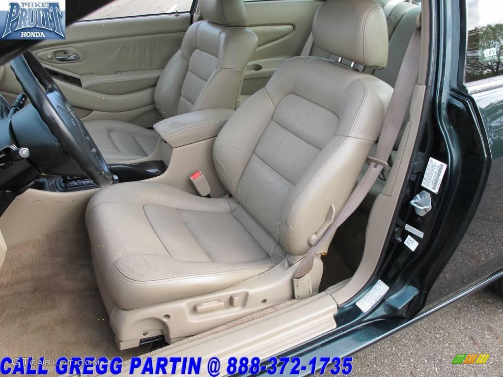 1999 Accord EX-L Coupe - Dark Emerald Pearl / Ivory photo #12