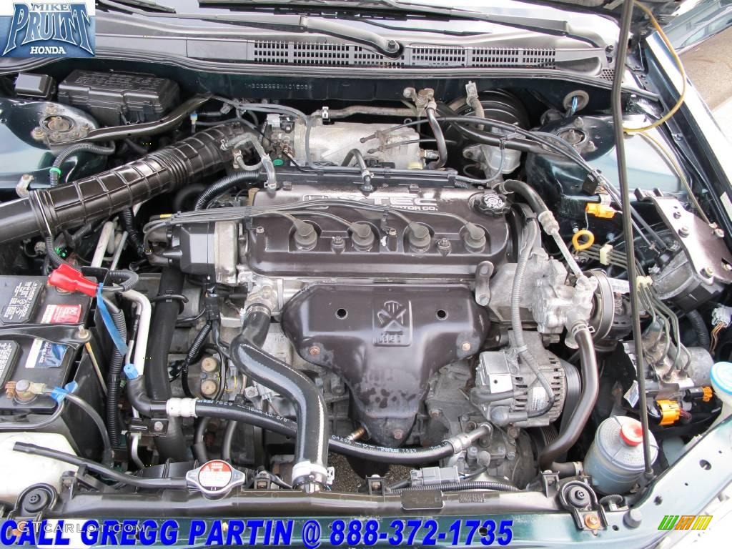 1999 Accord EX-L Coupe - Dark Emerald Pearl / Ivory photo #23