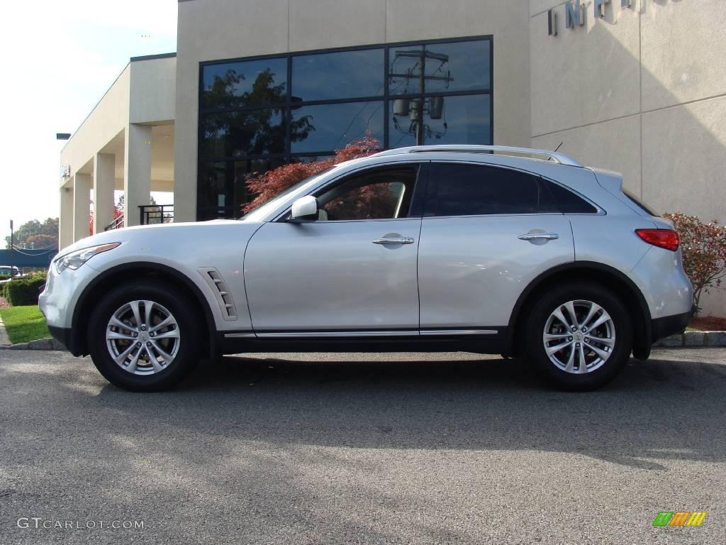 2009 FX 35 AWD - Liquid Platinum Metallic / Graphite photo #3