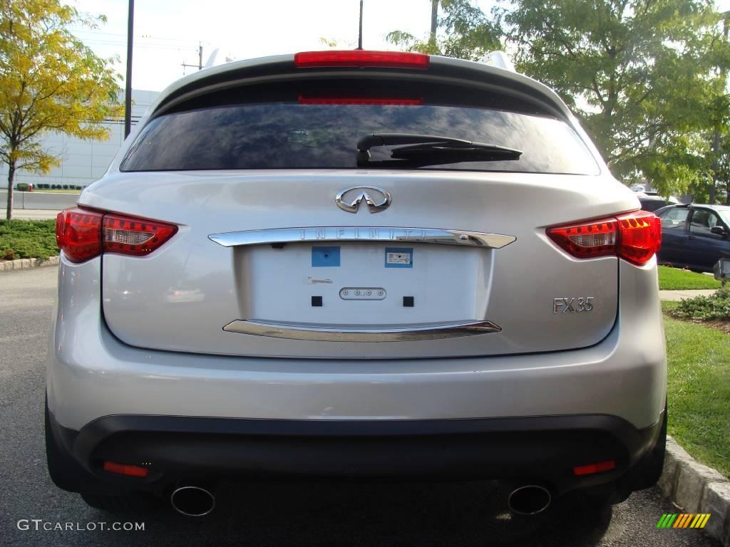2009 FX 35 AWD - Liquid Platinum Metallic / Graphite photo #6