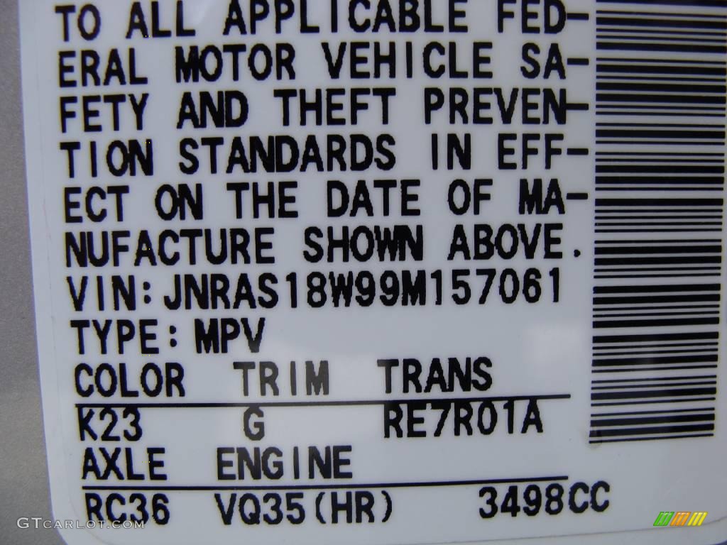 2009 FX 35 AWD - Liquid Platinum Metallic / Graphite photo #16