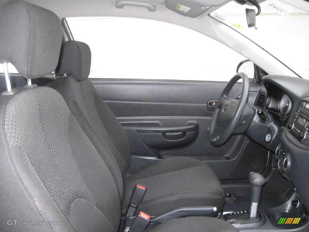 2008 Accent GS Coupe - Apple Green / Black photo #5