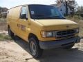 2000 Yellow Ford E Series Van E250 Commercial  photo #3