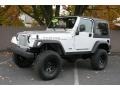 2004 Bright Silver Metallic Jeep Wrangler Rubicon 4x4  photo #2