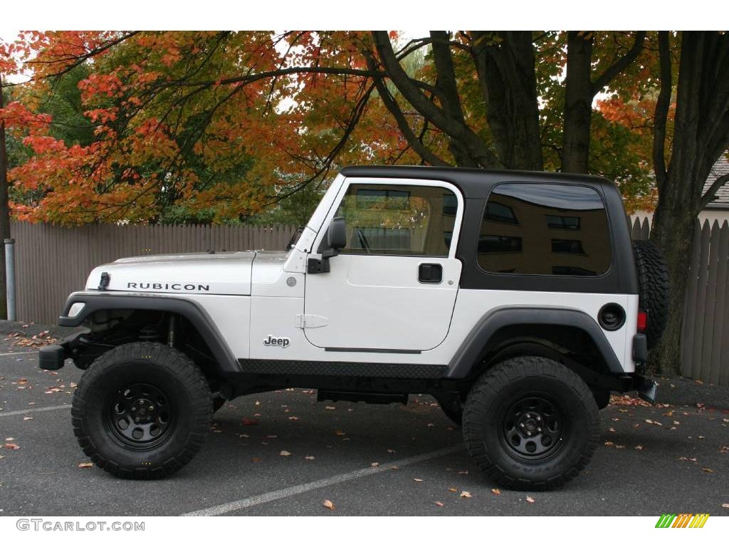 2004 Wrangler Rubicon 4x4 - Bright Silver Metallic / Dark Slate Gray photo #3