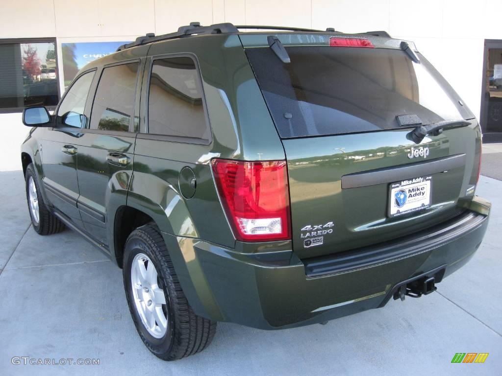 2008 Grand Cherokee Laredo 4x4 - Jeep Green Metallic / Khaki photo #3
