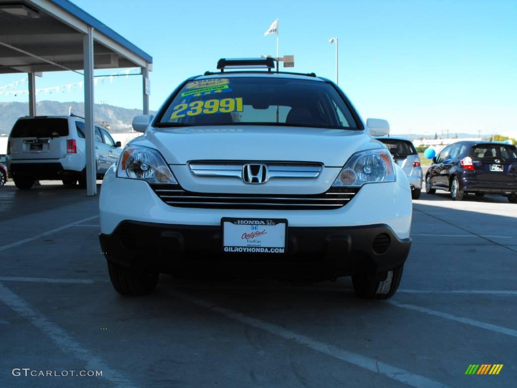 2007 CR-V EX-L 4WD - Taffeta White / Gray photo #2