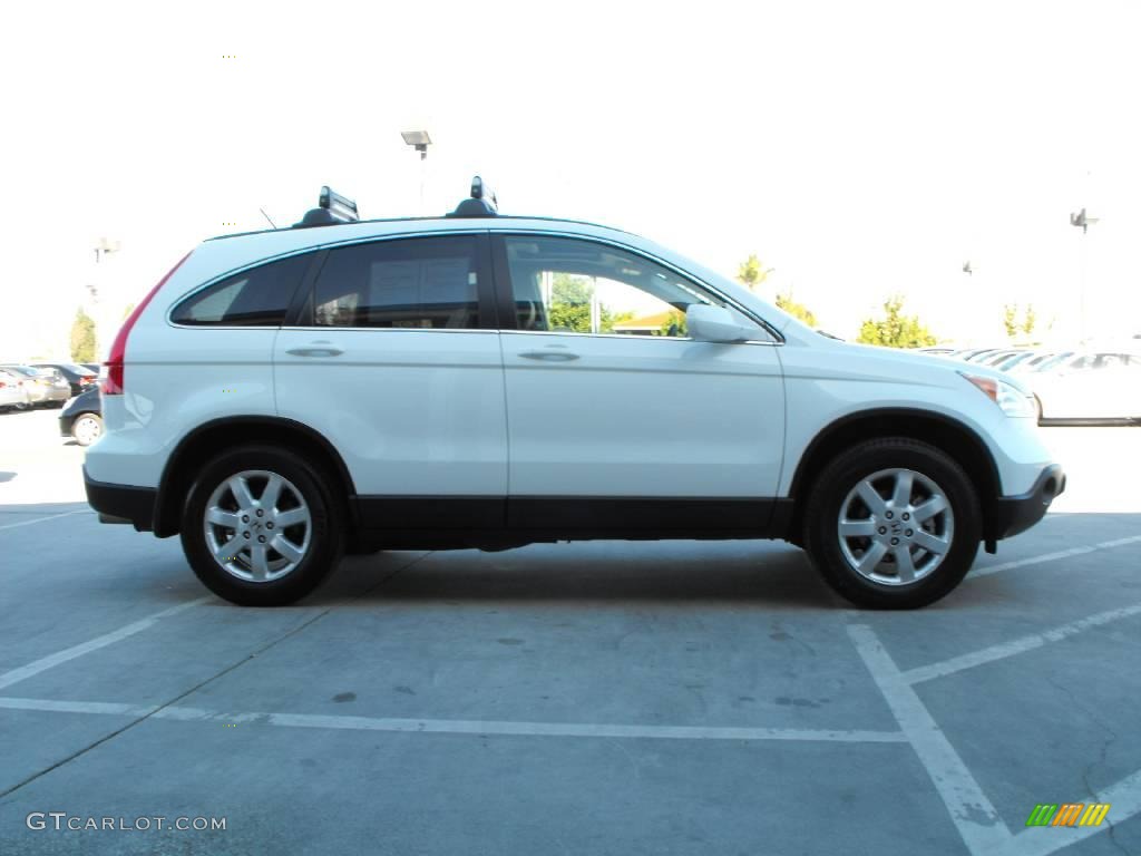 2007 CR-V EX-L 4WD - Taffeta White / Gray photo #4
