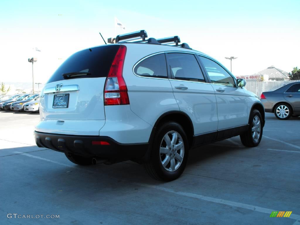 2007 CR-V EX-L 4WD - Taffeta White / Gray photo #5