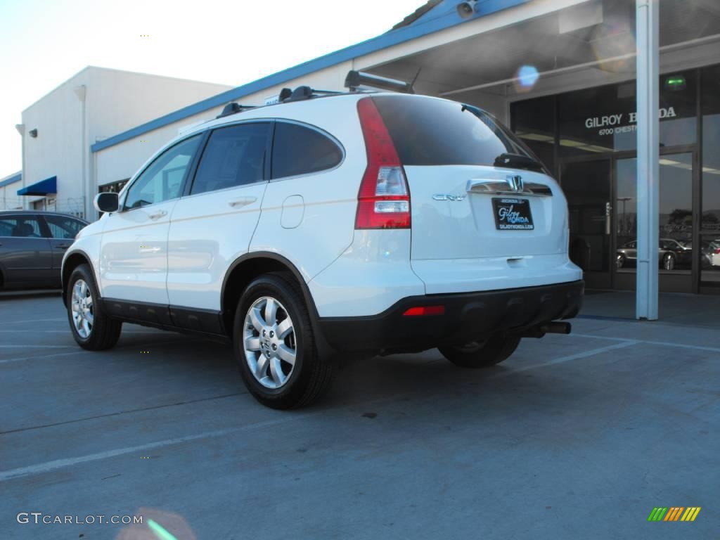 2007 CR-V EX-L 4WD - Taffeta White / Gray photo #7