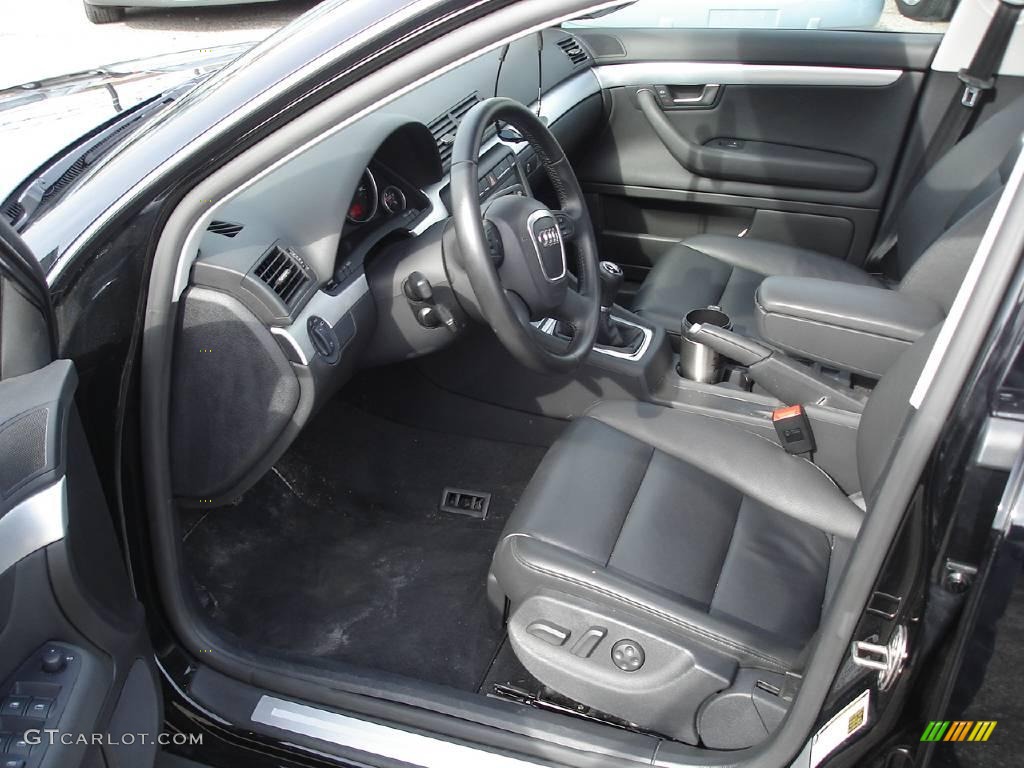 2008 A4 2.0T quattro Sedan - Brilliant Black / Black photo #13