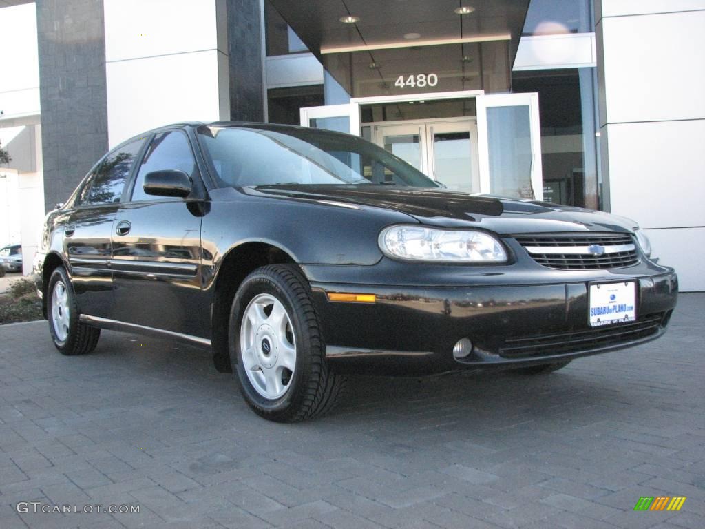 2001 Malibu LS Sedan - Black / Gray photo #1