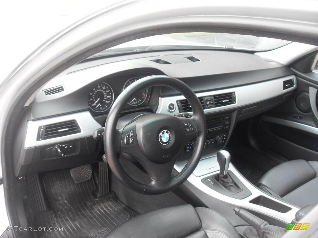 2006 3 Series 330i Sedan - Titanium Silver Metallic / Black photo #9