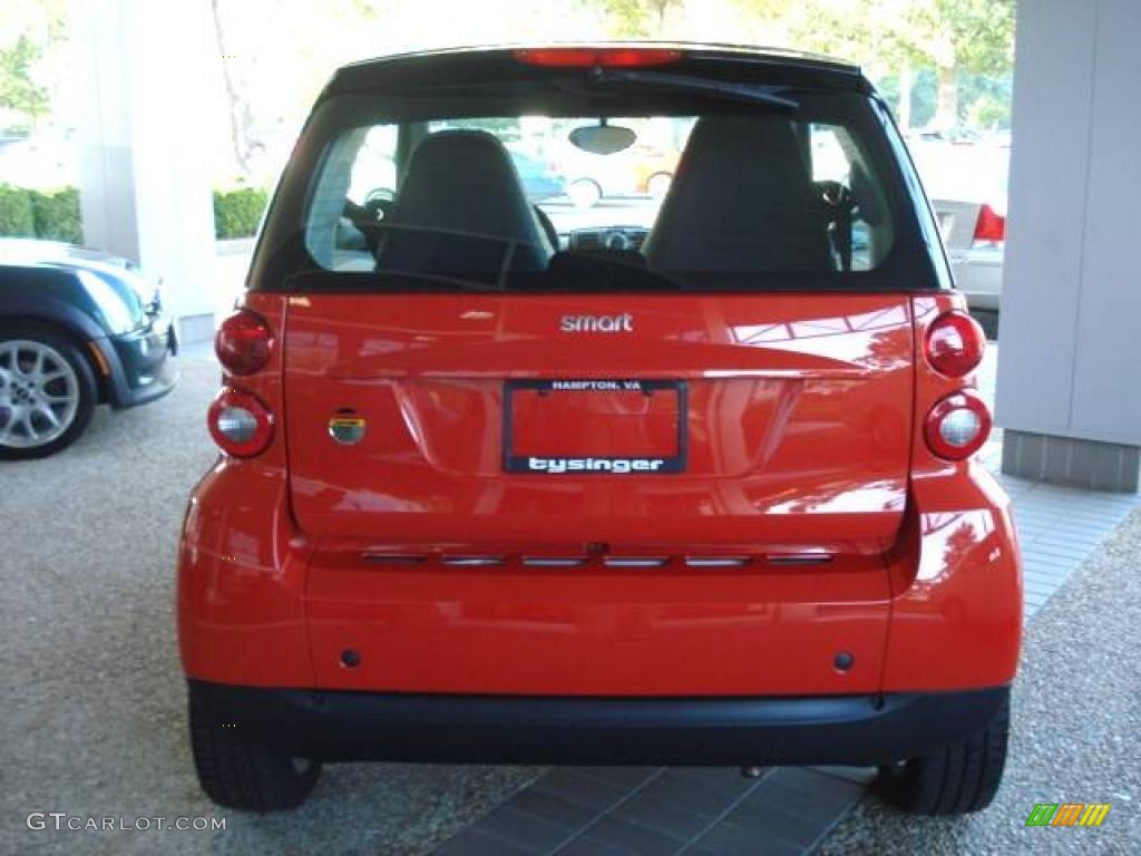 2008 fortwo passion coupe - Rally Red / Design Beige photo #4