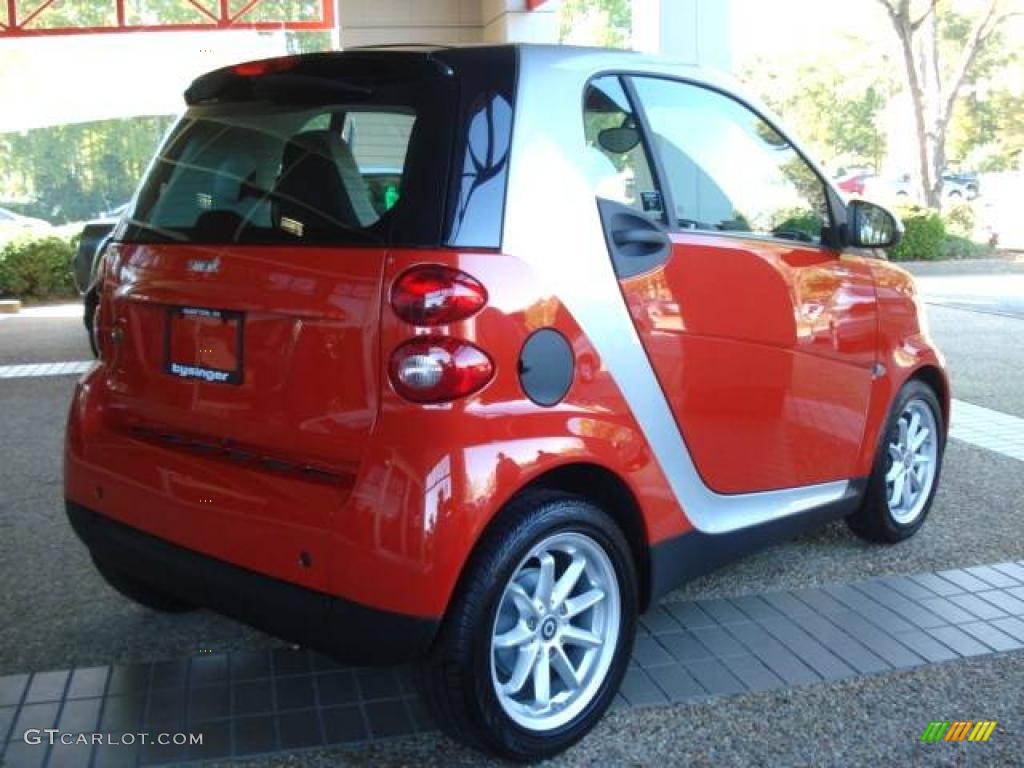 2008 fortwo passion coupe - Rally Red / Design Beige photo #5
