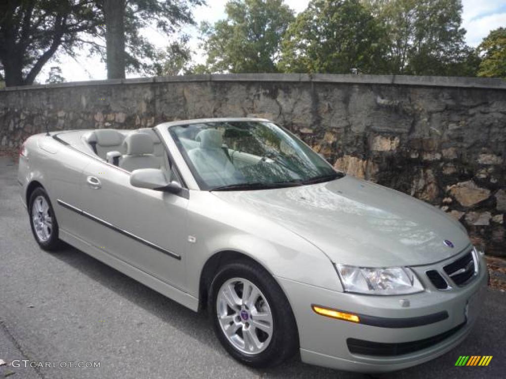 2006 9-3 2.0T Convertible - Parchment Silver Metallic / Parchment photo #1