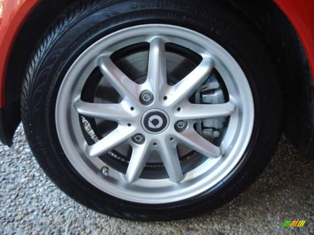 2008 fortwo passion coupe - Rally Red / Design Beige photo #19