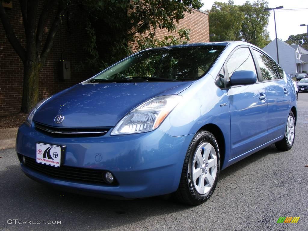 2006 Prius Hybrid - Seaside Pearl / Beige photo #1