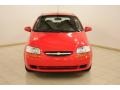 2007 Victory Red Chevrolet Aveo 5 LS Hatchback  photo #2