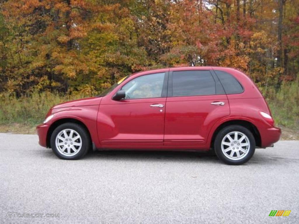 2007 PT Cruiser Touring - Inferno Red Crystal Pearl / Pastel Slate Gray photo #5