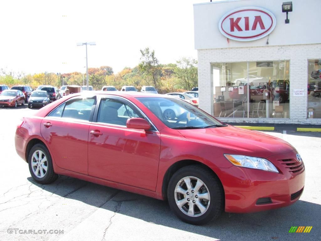 2008 Camry LE - Barcelona Red Metallic / Ash photo #1