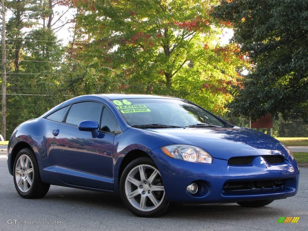 2006 Eclipse GT Coupe - UV Blue Pearl / Dark Charcoal photo #1