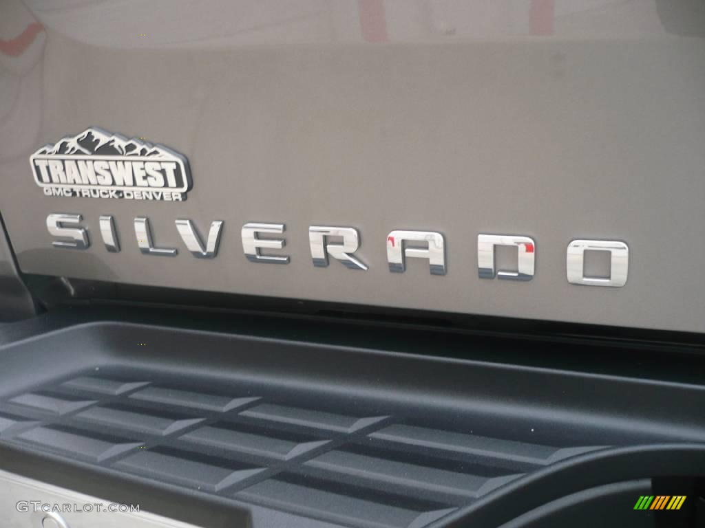 2008 Silverado 2500HD LTZ Crew Cab 4x4 - Graystone Metallic / Ebony Black photo #13