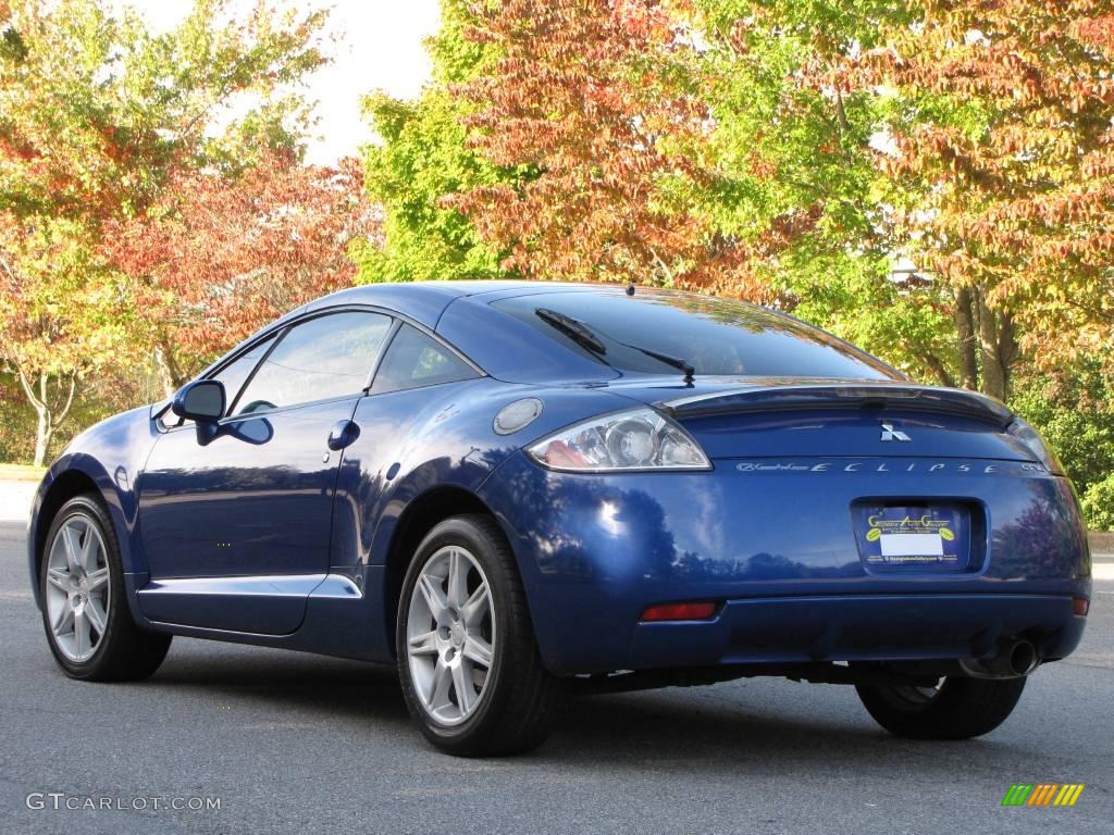 2006 Eclipse GT Coupe - UV Blue Pearl / Dark Charcoal photo #3
