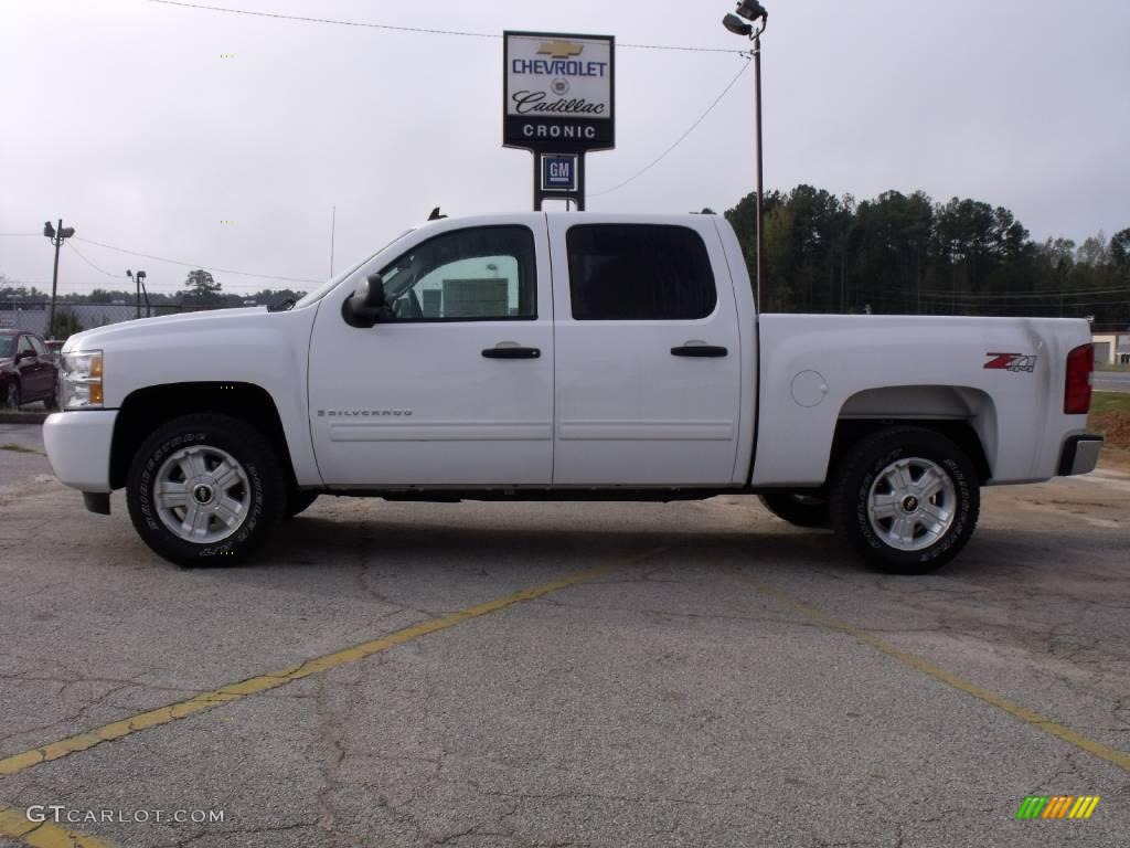 2009 Silverado 1500 LT Z71 Crew Cab 4x4 - Summit White / Ebony photo #1