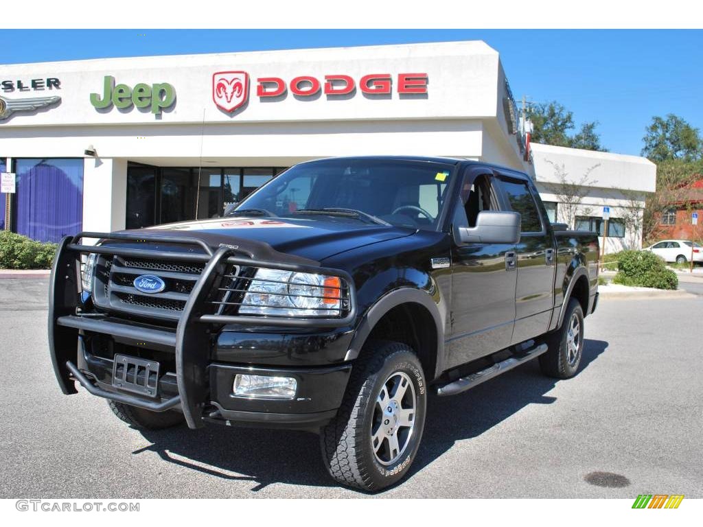 2005 F150 FX4 SuperCrew 4x4 - Black / Black photo #1