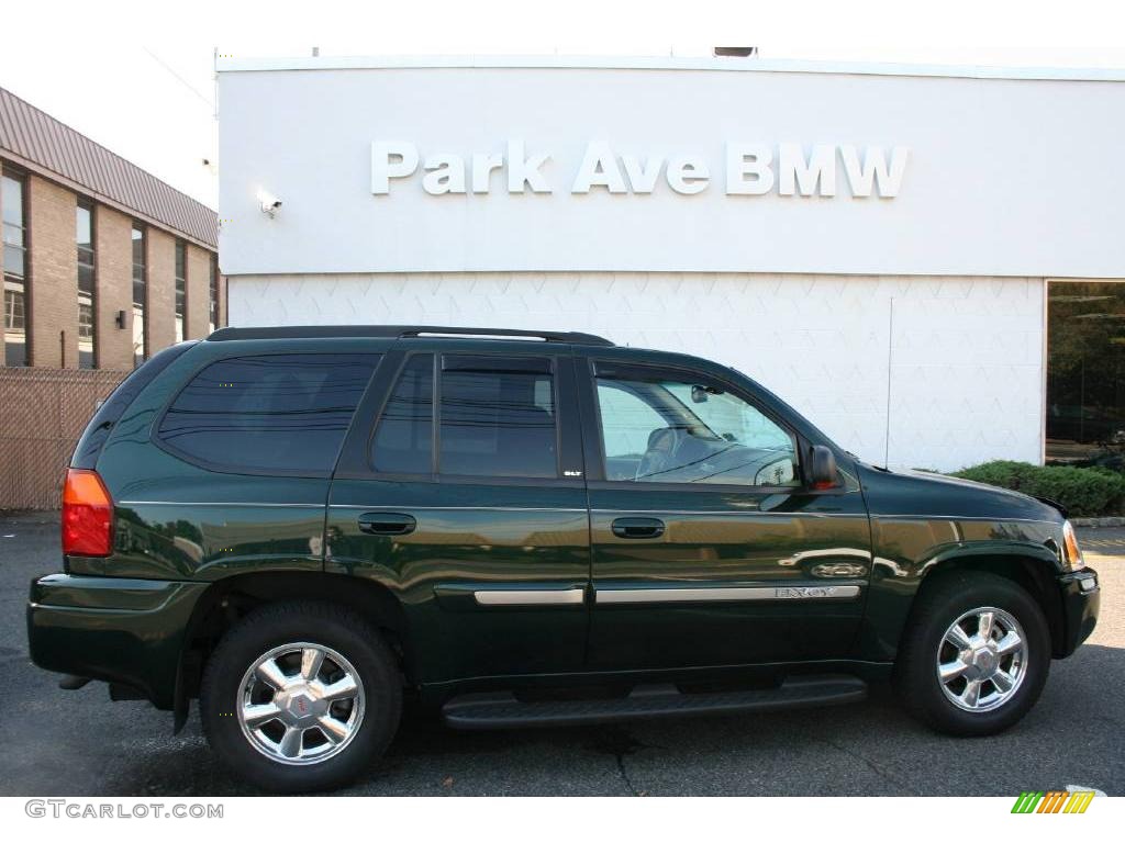 2004 Envoy SLT 4x4 - Polo Green Metallic / Light Tan photo #1