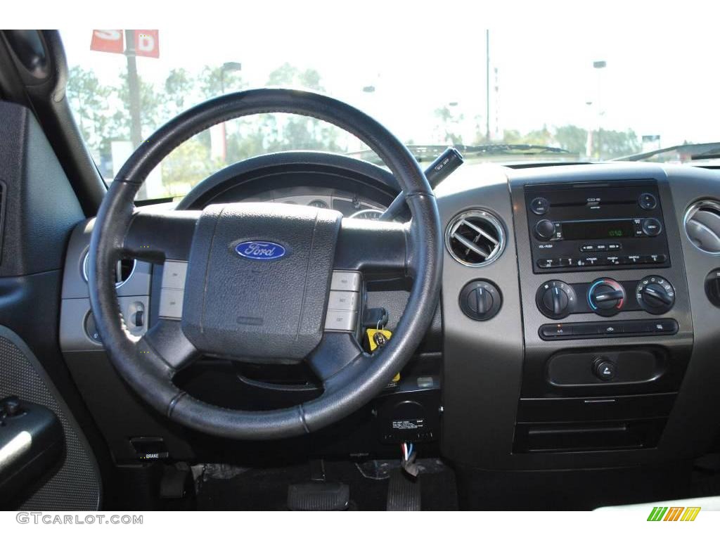2005 F150 FX4 SuperCrew 4x4 - Black / Black photo #17