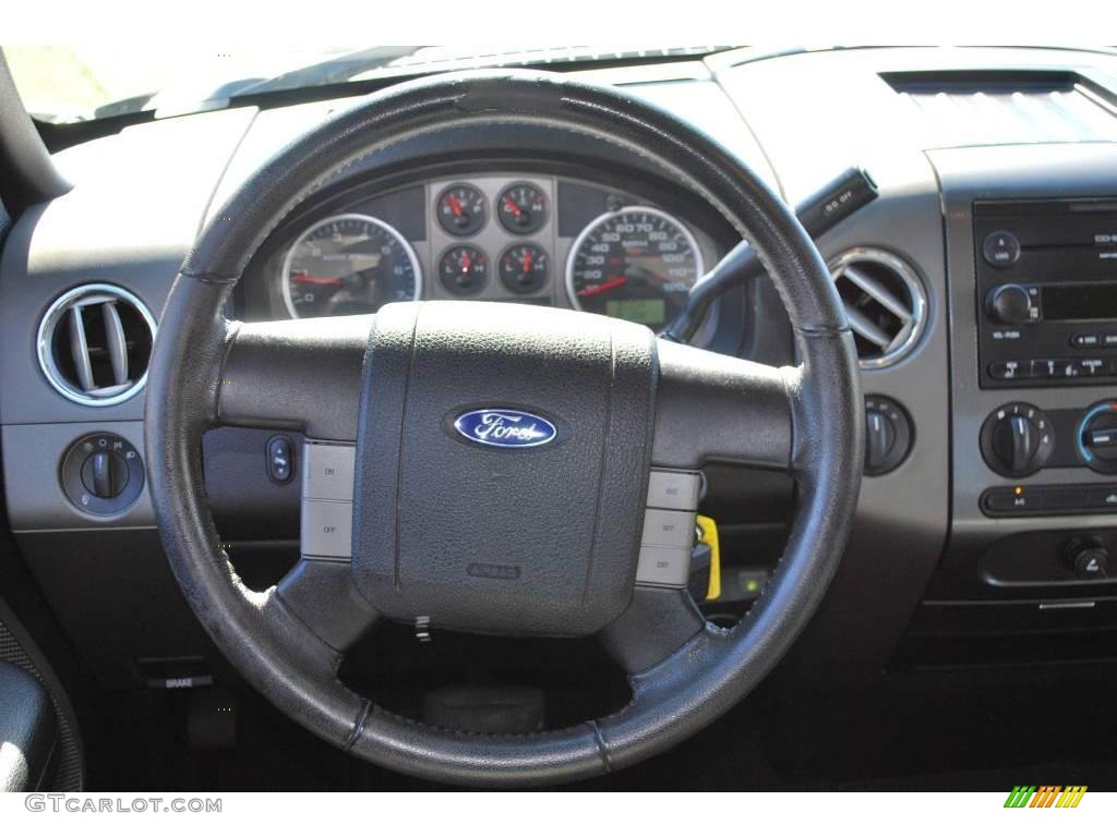 2005 F150 FX4 SuperCrew 4x4 - Black / Black photo #18