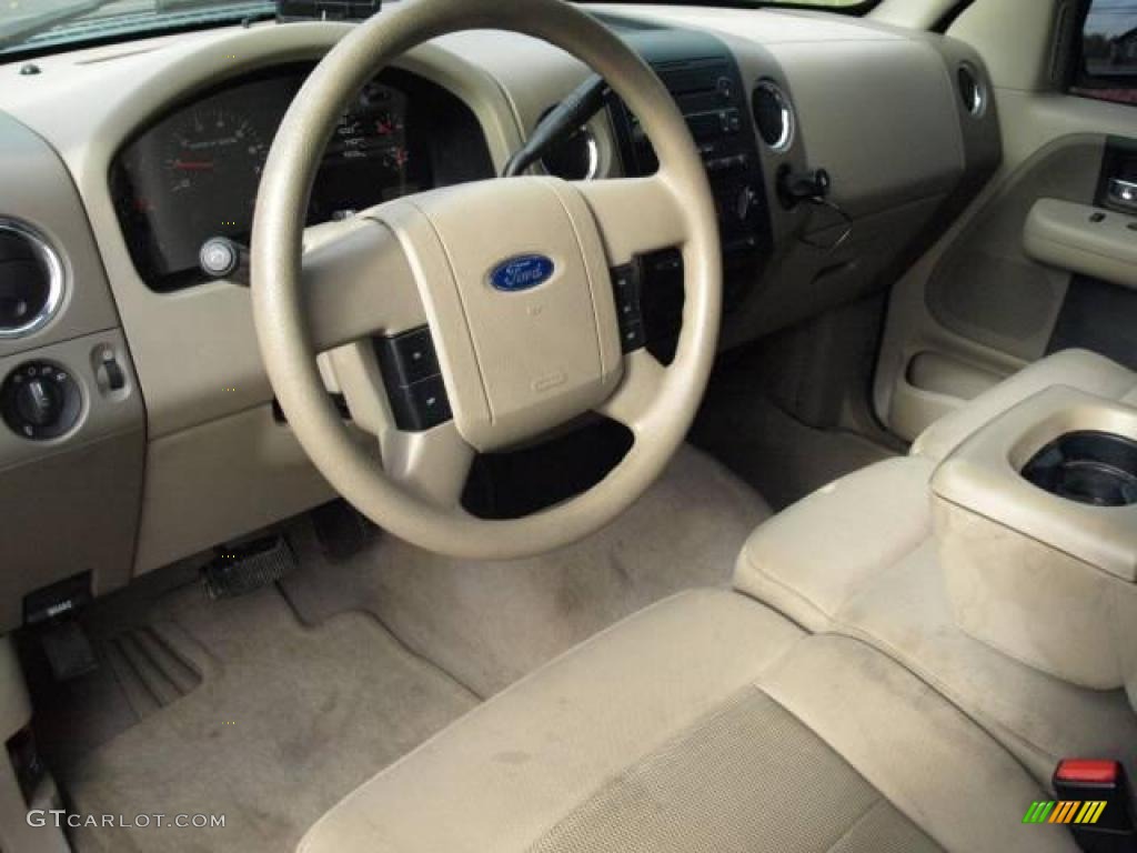 2005 F150 XLT SuperCrew 4x4 - Black / Tan photo #9