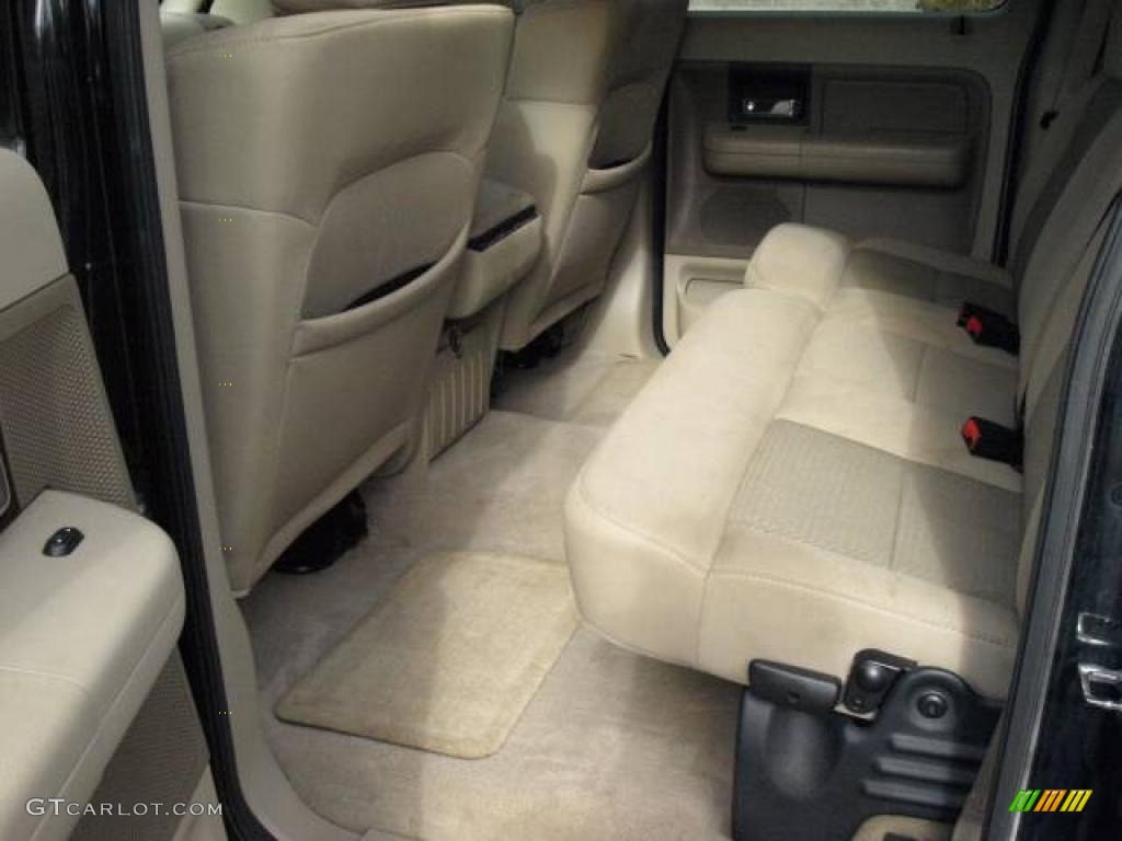 2005 F150 XLT SuperCrew 4x4 - Black / Tan photo #10